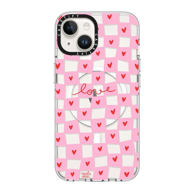Agathe Sorlet x CASETiFY iPhone 14 Case Clear Clear Case MagSafe Compatible いいね Agathe Sorlet x CASETiFY iPhone 14 Case Clear Clear Case MagSafe Compatible いいね