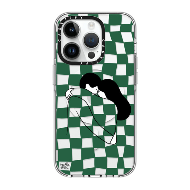 Agathe Sorlet x CASETiFY iPhone 14 Pro Case Clear Clear Case MagSafe Compatible You & Me Agathe Sorlet x CASETiFY iPhone 14 Pro Case Clear Clear Case MagSafe Compatible You & Me