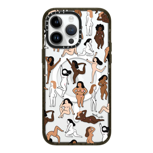 Agathe Sorlet x CASETiFY iPhone 14 Pro Max ケース ブラック インパクトケース MagSafe対応 ウィメンズ