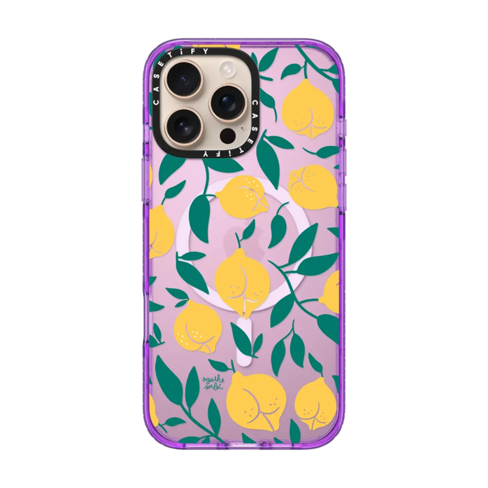 Impact iPhone 16 Pro Max Case MagSafe Compatible - Lemons