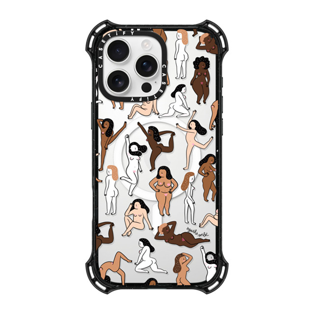 Agathe Sorlet x CASETiFY iPhone 16 Pro Max ケース ブラック バウンスケース ウィメンズ