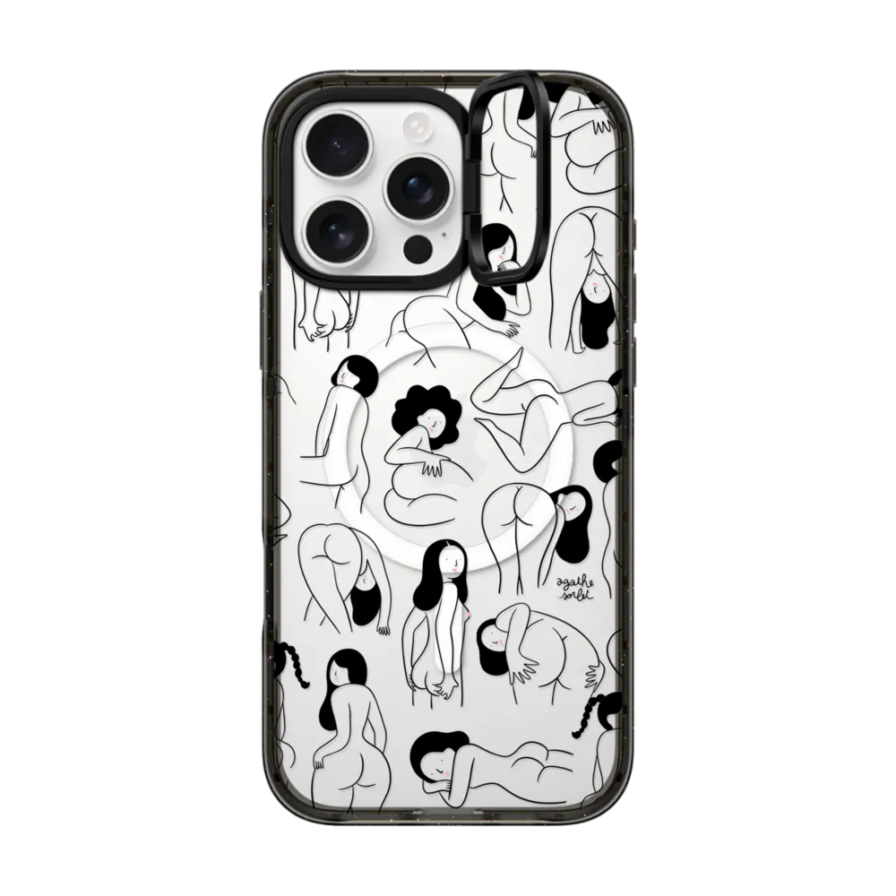 Impact Ring Stand iPhone 16 Pro Max Case MagSafe Compatible - Cheeks
