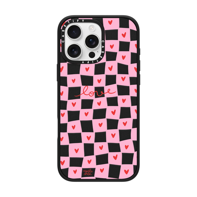 Agathe Sorlet x CASETiFY iPhone 16 Pro Max Case Matte Black Impact Case MagSafe Compatible いいね Agathe Sorlet x CASETiFY iPhone 16 Pro Max Case Matte Black Impact Case MagSafe Compatible いいね