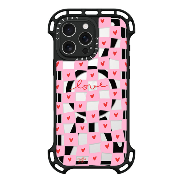 Agathe Sorlet x CASETiFY iPhone 16 Pro Max Case Black ウルトラ バウンスケース MagSafe対応 いいね Agathe Sorlet x CASETiFY iPhone 16 Pro Max Case Black ウルトラ バウンスケース MagSafe対応 いいね