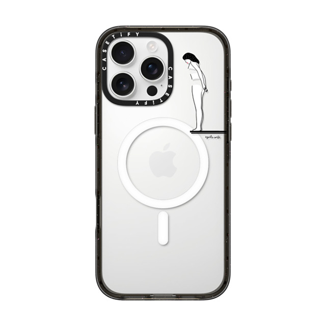 Agathe Sorlet x CASETiFY iPhone 16 Pro Max Case Black Impact Case MagSafe Compatible Leap into the unknown - Apple Mother's Day Agathe Sorlet x CASETiFY iPhone 16 Pro Max Case Black Impact Case MagSafe Compatible Leap into the unknown - Apple Mother's Day