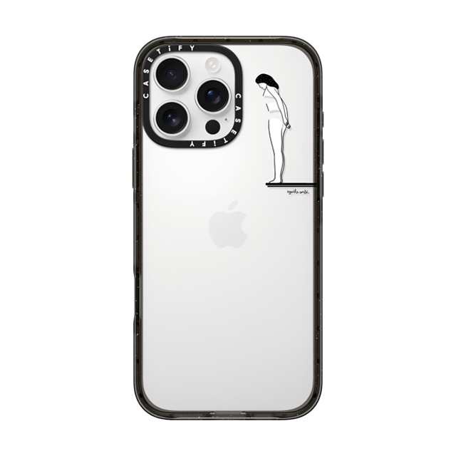 Agathe Sorlet x CASETiFY iPhone 16 Pro Max ケース ブラック インパクトケース Leap into the unknown - Apple Father's Day Agathe Sorlet x CASETiFY iPhone 16 Pro Max ケース ブラック インパクトケース Leap into the unknown - Apple Father's Day