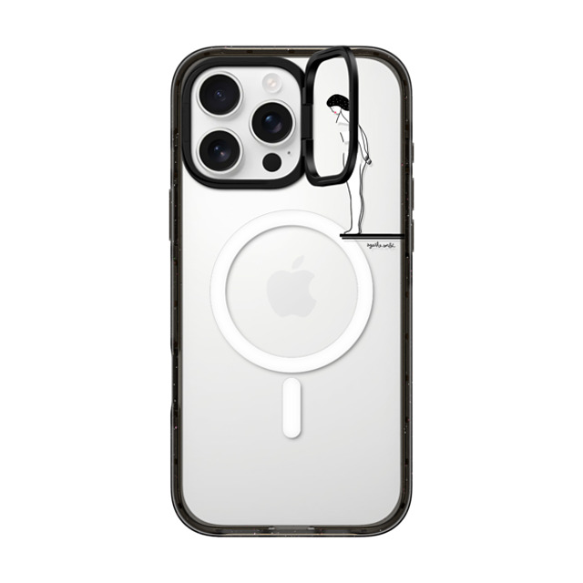 Agathe Sorlet x CASETiFY iPhone 16 Pro Max Case Black インパクトリングスタンドケース MagSafe対応 Leap into the unknown - Apple Mother's Day Agathe Sorlet x CASETiFY iPhone 16 Pro Max Case Black インパクトリングスタンドケース MagSafe対応 Leap into the unknown - Apple Mother's Day