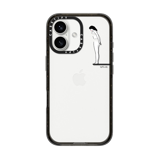 Agathe Sorlet x CASETiFY iPhone 16 ケース ブラック インパクトケース Leap into the unknown - Apple Father's Day Agathe Sorlet x CASETiFY iPhone 16 ケース ブラック インパクトケース Leap into the unknown - Apple Father's Day