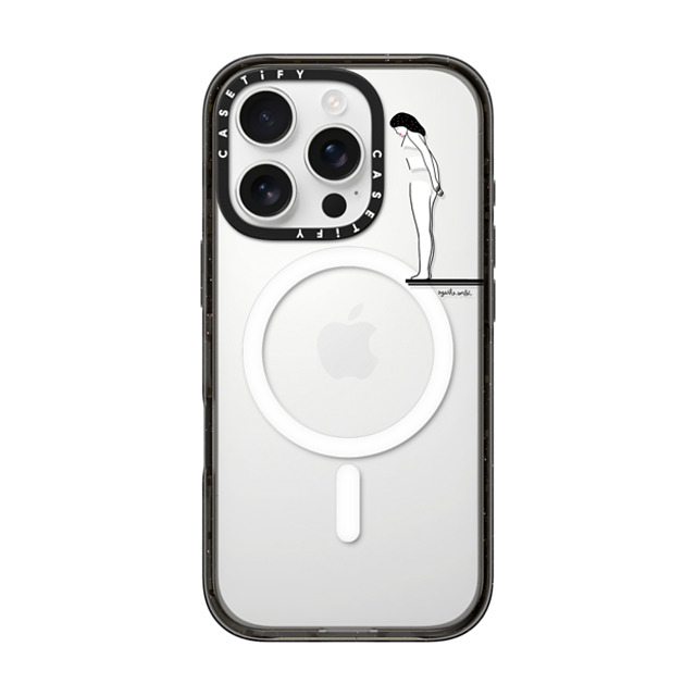Agathe Sorlet x CASETiFY iPhone 16 Pro ケース ブラック インパクトケース MagSafe対応 Leap into the unknown - Apple Father's Day Agathe Sorlet x CASETiFY iPhone 16 Pro ケース ブラック インパクトケース MagSafe対応 Leap into the unknown - Apple Father's Day