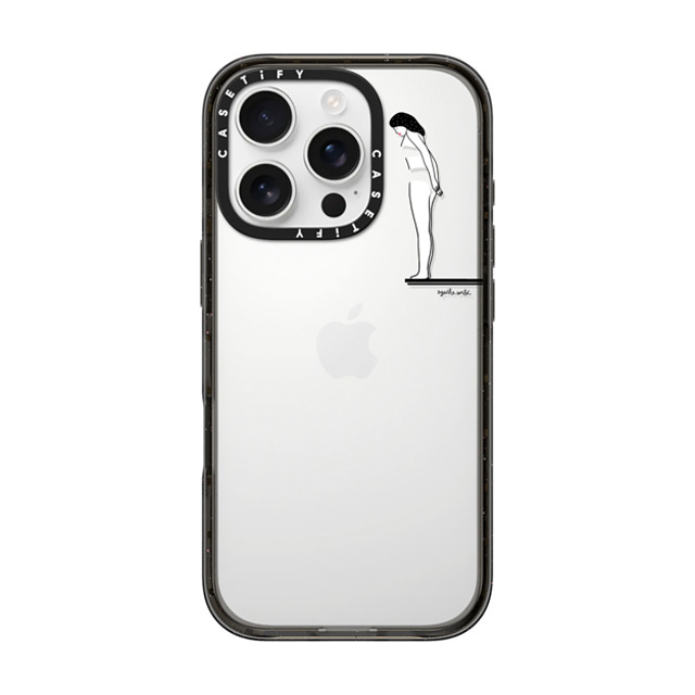 Agathe Sorlet x CASETiFY iPhone 16 Pro Case Black インパクトケース Leap into the unknown - Apple Mother's Day Agathe Sorlet x CASETiFY iPhone 16 Pro Case Black インパクトケース Leap into the unknown - Apple Mother's Day