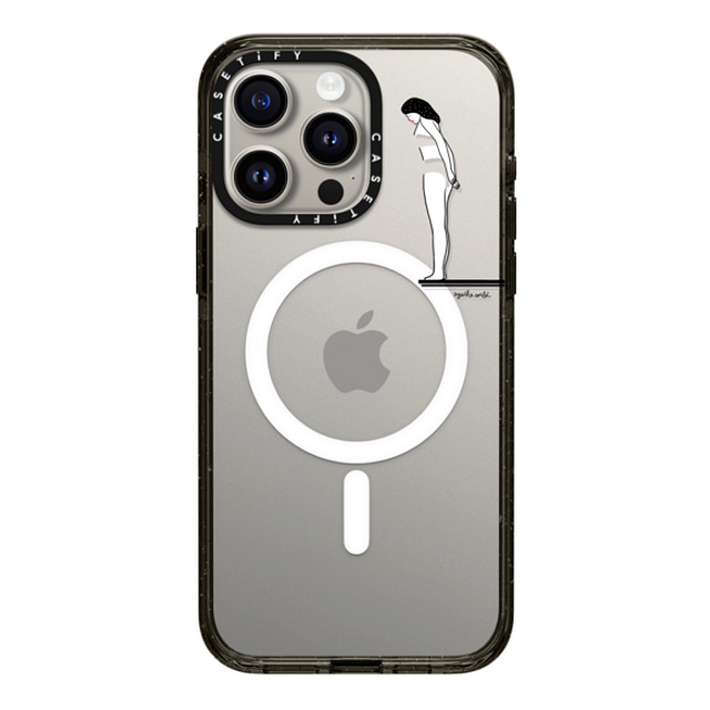 Agathe Sorlet x CASETiFY iPhone 15 Pro Max Case Black Impact Case MagSafe Compatible Leap into the unknown - Apple Mother's Day Agathe Sorlet x CASETiFY iPhone 15 Pro Max Case Black Impact Case MagSafe Compatible Leap into the unknown - Apple Mother's Day