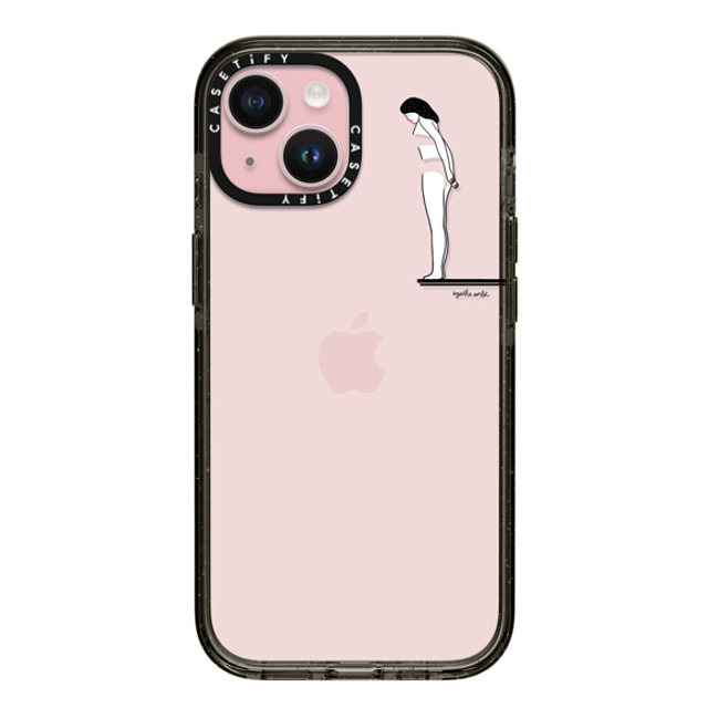 Agathe Sorlet x CASETiFY iPhone 15 ケース ブラック インパクトケース Leap into the unknown - Apple Father's Day Agathe Sorlet x CASETiFY iPhone 15 ケース ブラック インパクトケース Leap into the unknown - Apple Father's Day