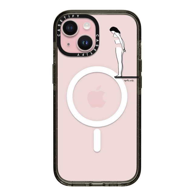 Agathe Sorlet x CASETiFY iPhone 15 Case Black Impact Case MagSafe Compatible Leap into the unknown - Apple Mother's Day Agathe Sorlet x CASETiFY iPhone 15 Case Black Impact Case MagSafe Compatible Leap into the unknown - Apple Mother's Day