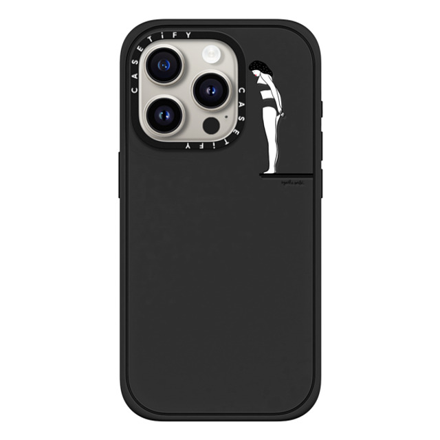 Agathe Sorlet x CASETiFY iPhone 15 Pro Case マットブラック Impact Case MagSafe Compatible Leap into the unknown - Apple Mother's Day Agathe Sorlet x CASETiFY iPhone 15 Pro Case マットブラック Impact Case MagSafe Compatible Leap into the unknown - Apple Mother's Day