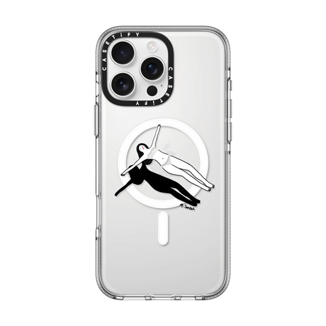 Agathe Sorlet x CASETiFY iPhone 16 Pro Max ケース Summer,Portraiture クリア クリア ケース MagSafe対応 Swimming Pool Father's Day Agathe Sorlet x CASETiFY iPhone 16 Pro Max ケース Summer,Portraiture クリア クリア ケース MagSafe対応 Swimming Pool Father's Day