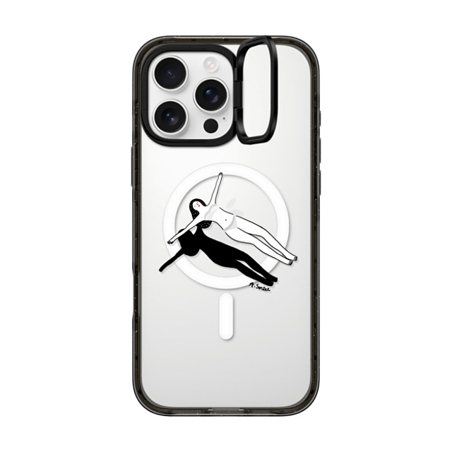 Agathe Sorlet x CASETiFY iPhone 16 Pro Max ケース Summer,Portraiture ブラック インパクトリングスタンドケース MagSafe対応 Swimming Pool Father's Day Agathe Sorlet x CASETiFY iPhone 16 Pro Max ケース Summer,Portraiture ブラック インパクトリングスタンドケース MagSafe対応 Swimming Pool Father's Day