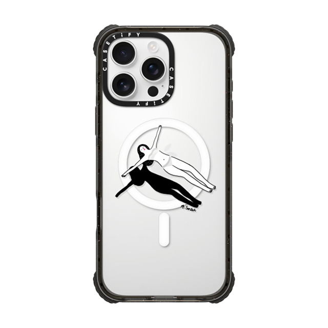 Agathe Sorlet x CASETiFY iPhone 16 Pro Max ケース Summer,Portraiture ブラック ウルトラ インパクトケース MagSafe 対応 Swimming Pool Father's Day Agathe Sorlet x CASETiFY iPhone 16 Pro Max ケース Summer,Portraiture ブラック ウルトラ インパクトケース MagSafe 対応 Swimming Pool Father's Day
