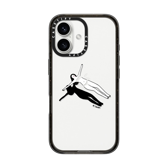 Agathe Sorlet x CASETiFY iPhone 16 Case Summer,Portraiture Black Impact Case Swimming Pool Father's Day Agathe Sorlet x CASETiFY iPhone 16 Case Summer,Portraiture Black Impact Case Swimming Pool Father's Day