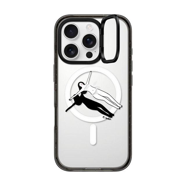 Agathe Sorlet x CASETiFY iPhone 16 Pro Case Summer,Portraiture Black インパクトリングスタンドケース MagSafe対応 Swimming Pool Father's Day Agathe Sorlet x CASETiFY iPhone 16 Pro Case Summer,Portraiture Black インパクトリングスタンドケース MagSafe対応 Swimming Pool Father's Day