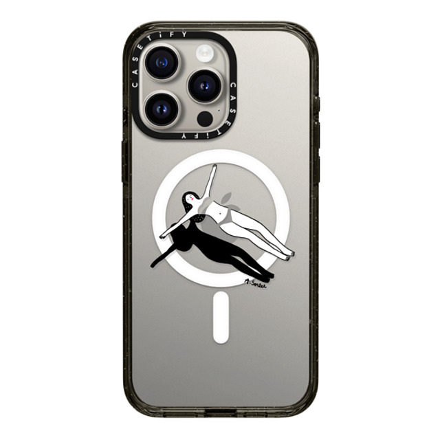 Agathe Sorlet x CASETiFY iPhone 15 Pro Max Case Summer,Portraiture Black Impact Case MagSafe Compatible Swimming Pool Mother's Day Agathe Sorlet x CASETiFY iPhone 15 Pro Max Case Summer,Portraiture Black Impact Case MagSafe Compatible Swimming Pool Mother's Day
