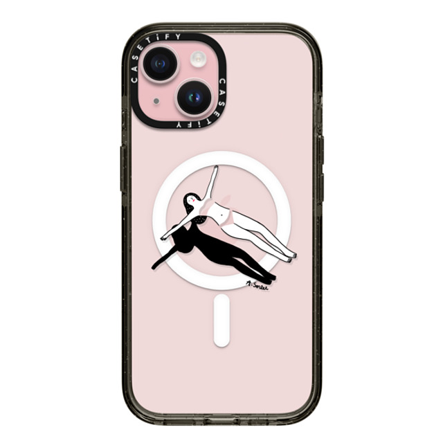 Agathe Sorlet x CASETiFY iPhone 15 Case Summer,Portraiture Black Impact Case MagSafe Compatible Swimming Pool Mother's Day Agathe Sorlet x CASETiFY iPhone 15 Case Summer,Portraiture Black Impact Case MagSafe Compatible Swimming Pool Mother's Day
