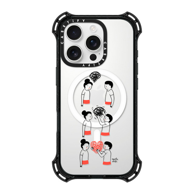 Agathe Sorlet x CASETiFY iPhone 16 Pro Case Black バウンスケース It's Gonna Be Alright Agathe Sorlet x CASETiFY iPhone 16 Pro Case Black バウンスケース It's Gonna Be Alright