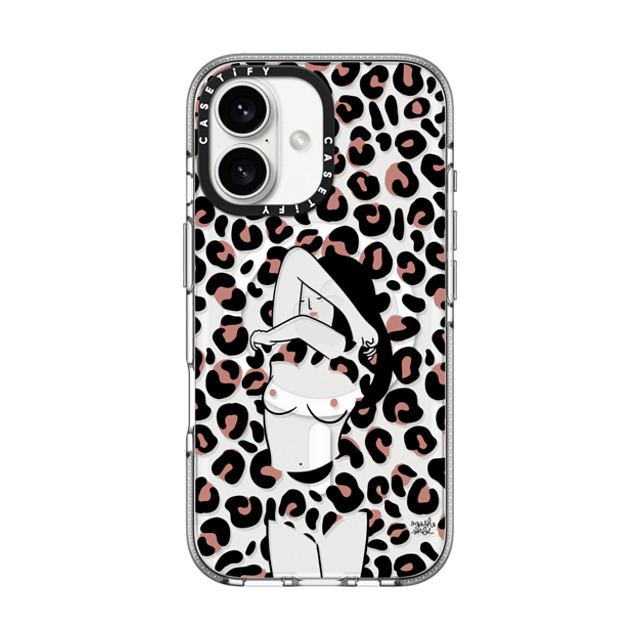 Agathe Sorlet x CASETiFY iPhone 16 Case Clear Clear Case MagSafe Compatible WILD GIRL Agathe Sorlet x CASETiFY iPhone 16 Case Clear Clear Case MagSafe Compatible WILD GIRL