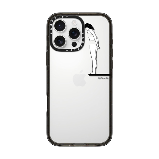 Agathe Sorlet x CASETiFY iPhone 16 Pro Max Case Black Impact Case Leap into the unknown - Android Father's Day Agathe Sorlet x CASETiFY iPhone 16 Pro Max Case Black Impact Case Leap into the unknown - Android Father's Day