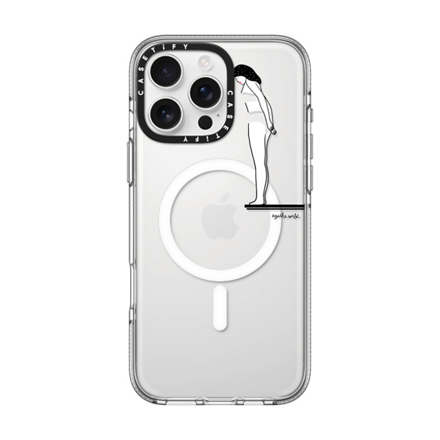 Agathe Sorlet x CASETiFY iPhone 16 Pro Max ケース クリア クリア ケース MagSafe対応 Leap into the unknown - Android Father's Day Agathe Sorlet x CASETiFY iPhone 16 Pro Max ケース クリア クリア ケース MagSafe対応 Leap into the unknown - Android Father's Day
