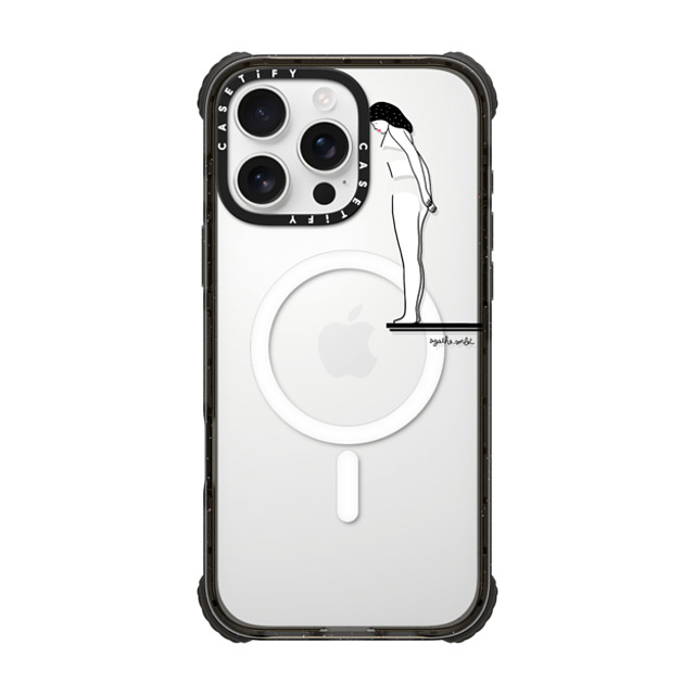 Agathe Sorlet x CASETiFY iPhone 16 Pro Max Case Black ウルトラ インパクトケース MagSafe 対応 Leap into the unknown - Android Father's Day Agathe Sorlet x CASETiFY iPhone 16 Pro Max Case Black ウルトラ インパクトケース MagSafe 対応 Leap into the unknown - Android Father's Day