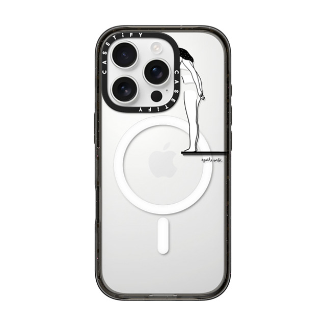Agathe Sorlet x CASETiFY iPhone 16 Pro Case Black Impact Case MagSafe Compatible Leap into the unknown - Android Father's Day Agathe Sorlet x CASETiFY iPhone 16 Pro Case Black Impact Case MagSafe Compatible Leap into the unknown - Android Father's Day