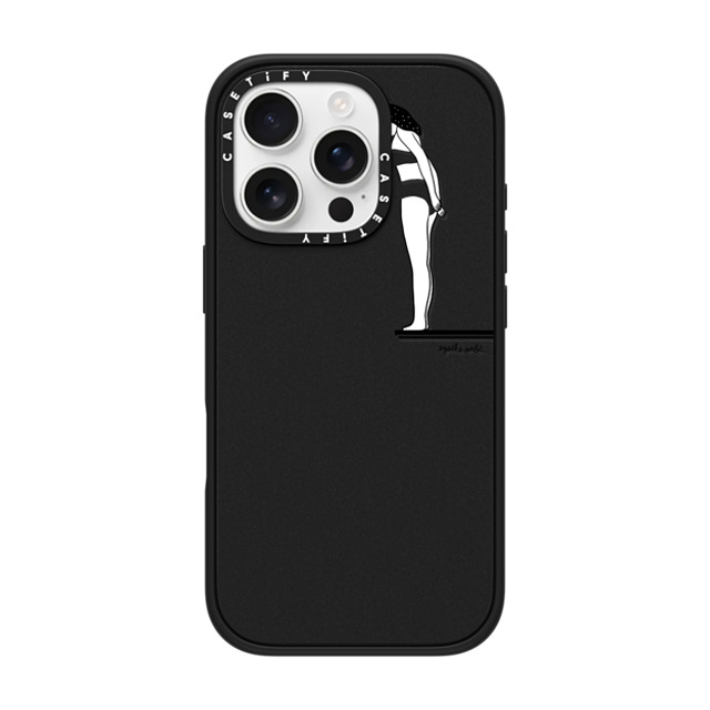 Agathe Sorlet x CASETiFY iPhone 16 Pro Case Matte Black Impact Case MagSafe Compatible Leap into the unknown - Android Father's Day Agathe Sorlet x CASETiFY iPhone 16 Pro Case Matte Black Impact Case MagSafe Compatible Leap into the unknown - Android Father's Day