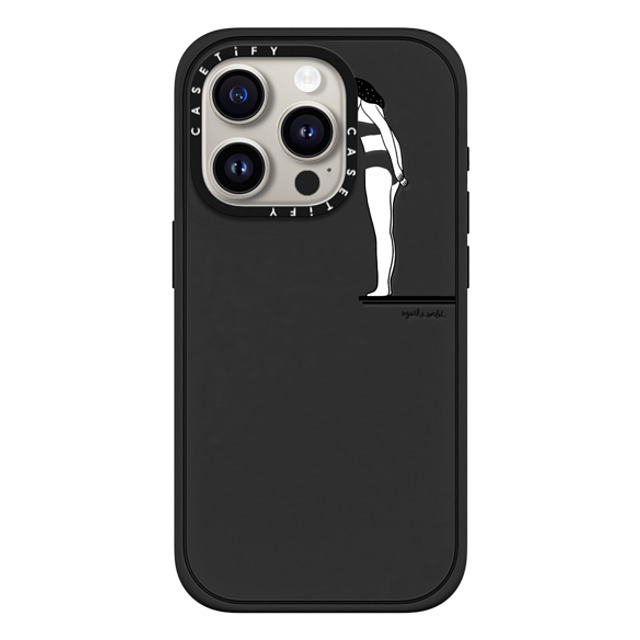 Agathe Sorlet x CASETiFY iPhone 15 Pro Case Matte Black Impact Case MagSafe Compatible Leap into the unknown - Android Back to School Agathe Sorlet x CASETiFY iPhone 15 Pro Case Matte Black Impact Case MagSafe Compatible Leap into the unknown - Android Back to School