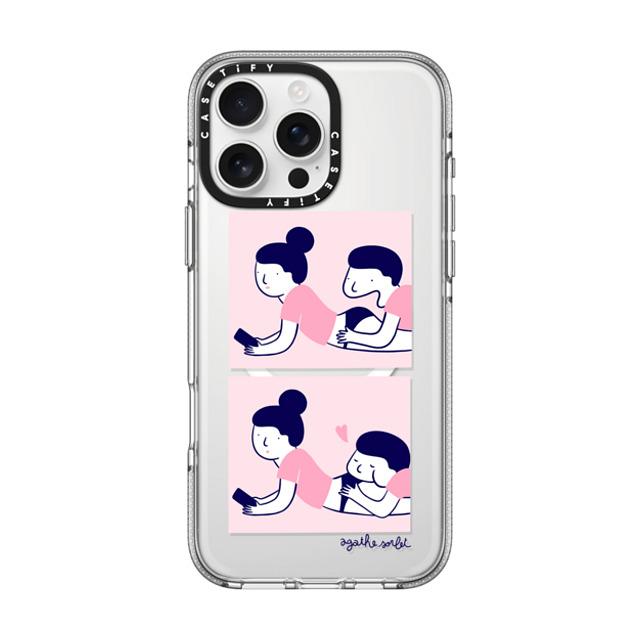 Agathe Sorlet x CASETiFY iPhone 16 Pro Max ケース クリア クリア ケース MagSafe対応 Bon Appétit Back to School Agathe Sorlet x CASETiFY iPhone 16 Pro Max ケース クリア クリア ケース MagSafe対応 Bon Appétit Back to School