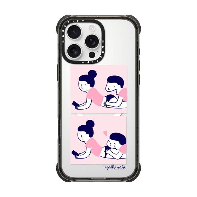 Agathe Sorlet x CASETiFY iPhone 16 Pro Max Case Black ウルトラ インパクトケース MagSafe 対応 Bon Appétit Back to School Agathe Sorlet x CASETiFY iPhone 16 Pro Max Case Black ウルトラ インパクトケース MagSafe 対応 Bon Appétit Back to School