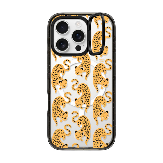 Agathe Sorlet x CASETiFY iPhone 16 Pro ケース Animal,Nature ブラック インパクトリングスタンドケース MagSafe対応 Born To Be Wild Father's Day Agathe Sorlet x CASETiFY iPhone 16 Pro ケース Animal,Nature ブラック インパクトリングスタンドケース MagSafe対応 Born To Be Wild Father's Day