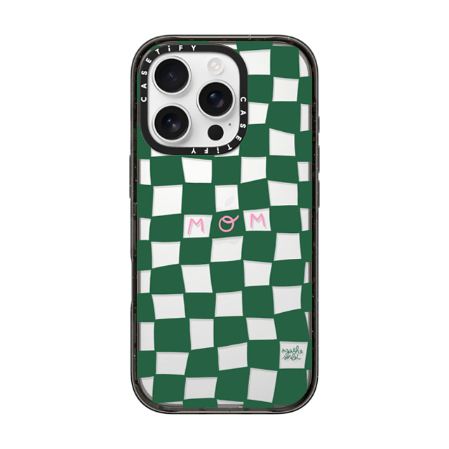 Agathe Sorlet x CASETiFY iPhone 16 Pro Case Black Impact Case MOM Agathe Sorlet x CASETiFY iPhone 16 Pro Case Black Impact Case MOM