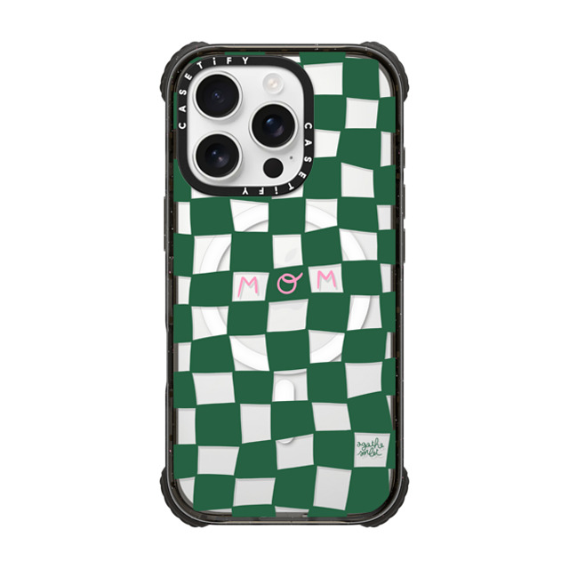 Agathe Sorlet x CASETiFY iPhone 16 Pro Case Black ウルトラ インパクトケース MagSafe 対応 MOM Agathe Sorlet x CASETiFY iPhone 16 Pro Case Black ウルトラ インパクトケース MagSafe 対応 MOM