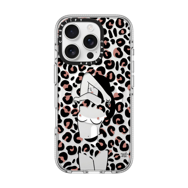 Agathe Sorlet x CASETiFY iPhone 16 Pro Case Clear Clear Case MagSafe Compatible WILD GIRL Mother's Day Agathe Sorlet x CASETiFY iPhone 16 Pro Case Clear Clear Case MagSafe Compatible WILD GIRL Mother's Day
