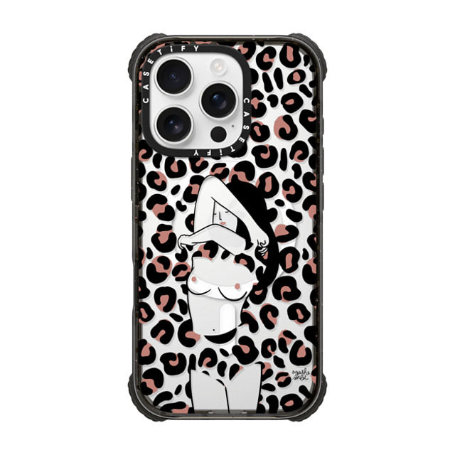 Agathe Sorlet x CASETiFY iPhone 16 Pro Case Black ウルトラ インパクトケース MagSafe 対応 WILD GIRL Agathe Sorlet x CASETiFY iPhone 16 Pro Case Black ウルトラ インパクトケース MagSafe 対応 WILD GIRL