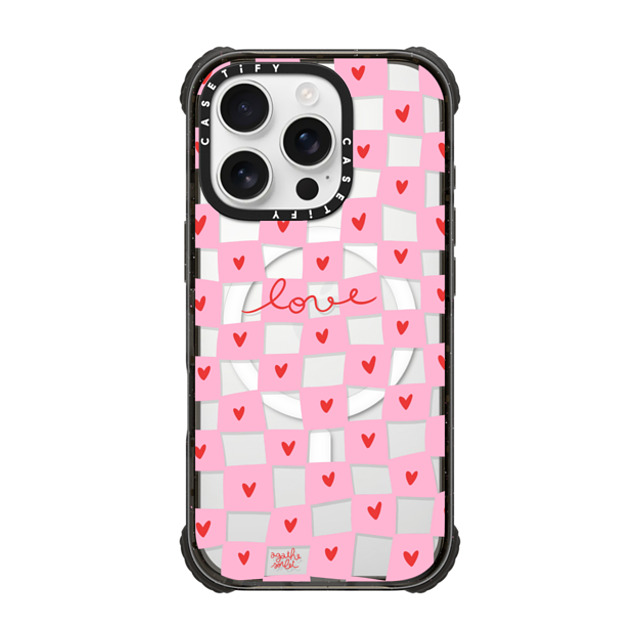 Agathe Sorlet x CASETiFY iPhone 16 Pro Case Black ウルトラ インパクトケース MagSafe 対応 いいね Agathe Sorlet x CASETiFY iPhone 16 Pro Case Black ウルトラ インパクトケース MagSafe 対応 いいね