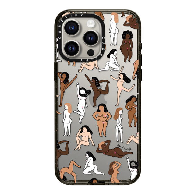 Agathe Sorlet x CASETiFY iPhone 15 Pro Max ケース ブラック インパクトケース ウィメンズ