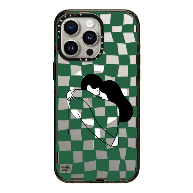 Agathe Sorlet x CASETiFY iPhone 15 Pro Max Case Black Impact Case MagSafe Compatible You & Me Agathe Sorlet x CASETiFY iPhone 15 Pro Max Case Black Impact Case MagSafe Compatible You & Me
