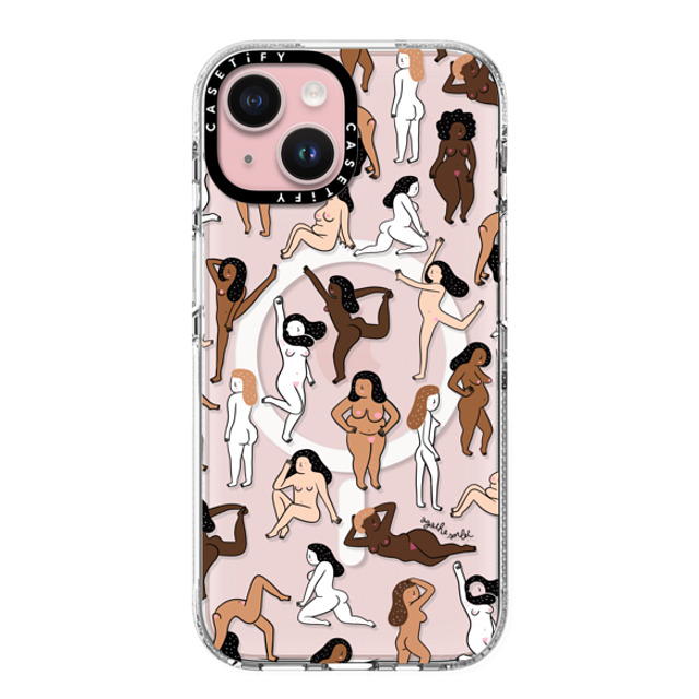 Agathe Sorlet x CASETiFY iPhone 15 ケース クリア クリア ケース MagSafe対応 ウィメンズ