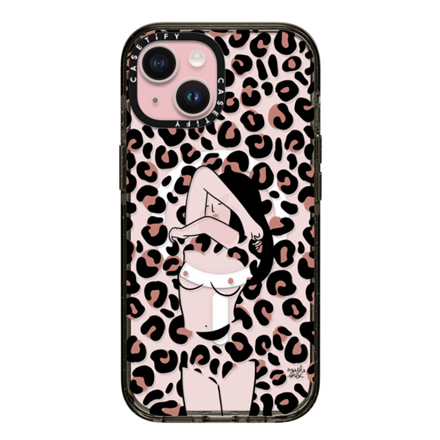 Agathe Sorlet x CASETiFY iPhone 15 Case Black Impact Case MagSafe Compatible WILD GIRL Father's Day Agathe Sorlet x CASETiFY iPhone 15 Case Black Impact Case MagSafe Compatible WILD GIRL Father's Day