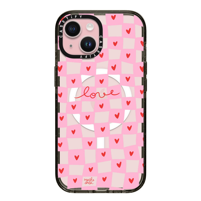 Agathe Sorlet x CASETiFY iPhone 15 Case Black Impact Case MagSafe Compatible いいね Agathe Sorlet x CASETiFY iPhone 15 Case Black Impact Case MagSafe Compatible いいね