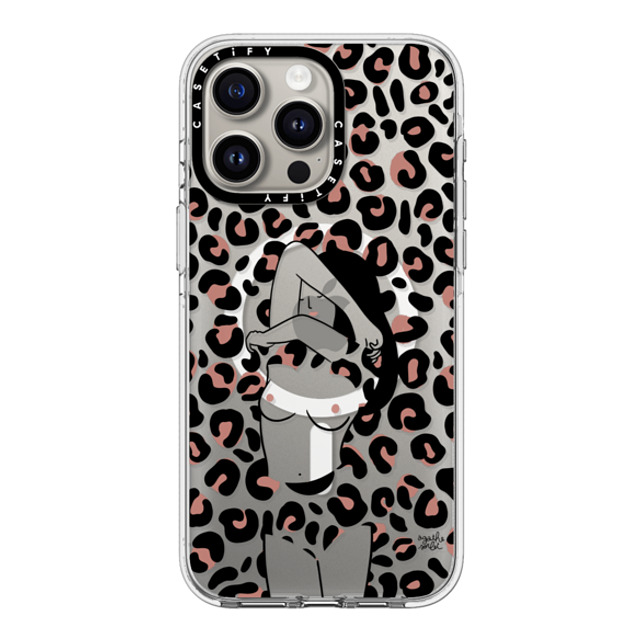 Agathe Sorlet x CASETiFY iPhone 15 Pro Max Case Clear Clear Case MagSafe Compatible WILD GIRL Agathe Sorlet x CASETiFY iPhone 15 Pro Max Case Clear Clear Case MagSafe Compatible WILD GIRL