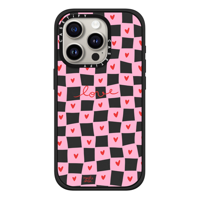 Agathe Sorlet x CASETiFY iPhone 15 Pro Case Matte Black Impact Case MagSafe Compatible いいね Agathe Sorlet x CASETiFY iPhone 15 Pro Case Matte Black Impact Case MagSafe Compatible いいね