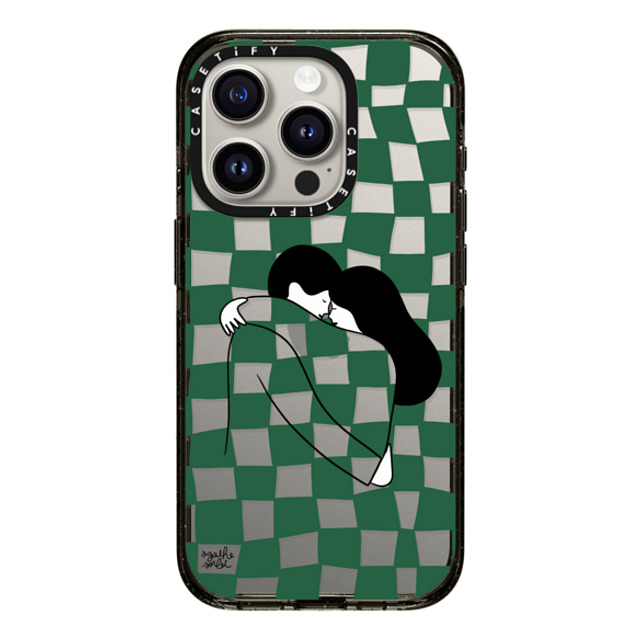 Agathe Sorlet x CASETiFY iPhone 15 Pro Case Black Impact Case You & Me Agathe Sorlet x CASETiFY iPhone 15 Pro Case Black Impact Case You & Me