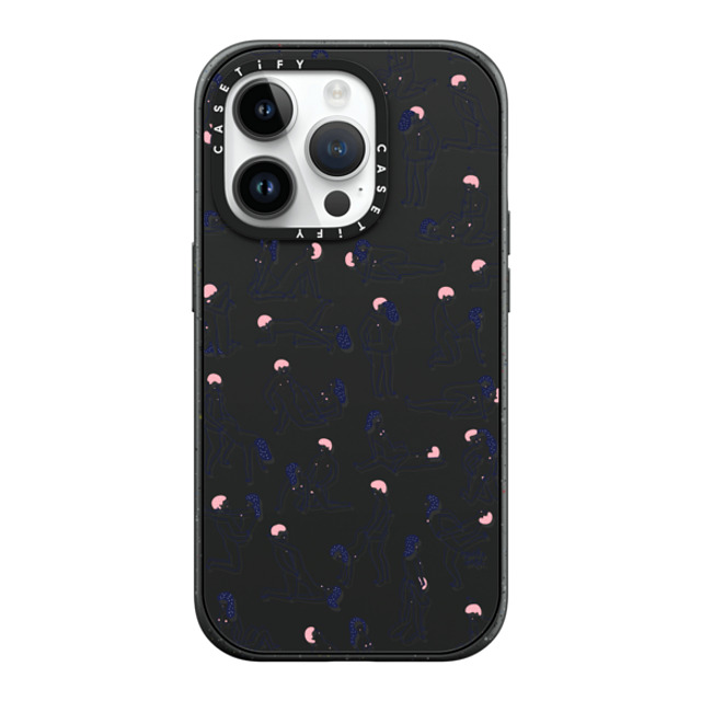 Agathe Sorlet x CASETiFY iPhone 14 Pro ケース マットブラック インパクトケース MagSafe対応 KAMASUTRA